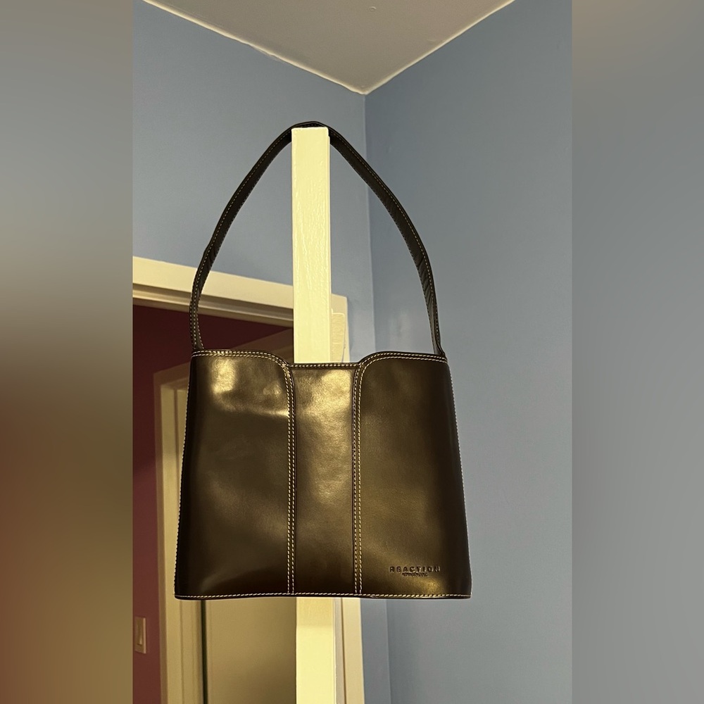Reaction Kenneth Cole Dark Brown Shoulder Bag Sale Or Trade!!